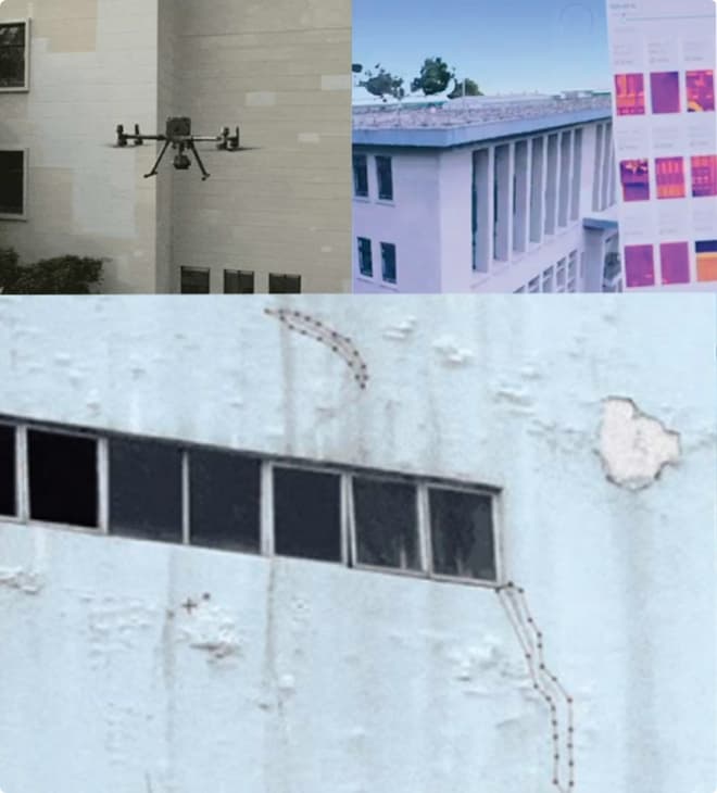 建築署以人工智能科技和航拍技術輔助檢測政府建築物的外牆