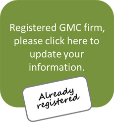 Registered GMC firms, please click here to update your information